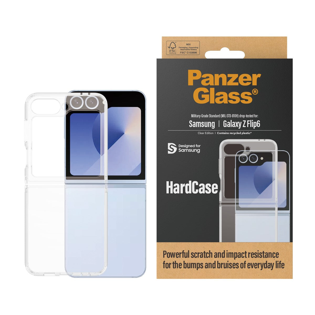 PanzerGlass® HardCase Transparent Samsung Galaxy Z Flip6